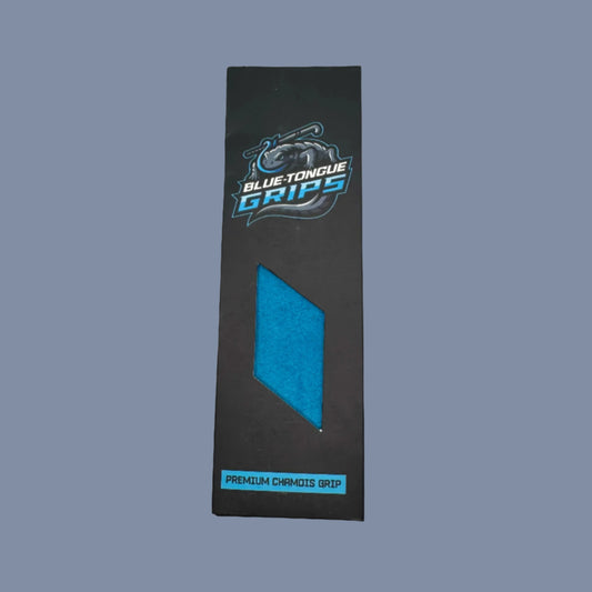 Premium Chamois Hockey Grip – Anti-Slip Overgrip for Wet & Dry Play (Blue)